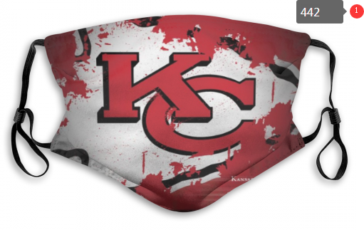 NFL Kansas City Chiefs #9 Dust mask with filter->nfl dust mask->Sports Accessory